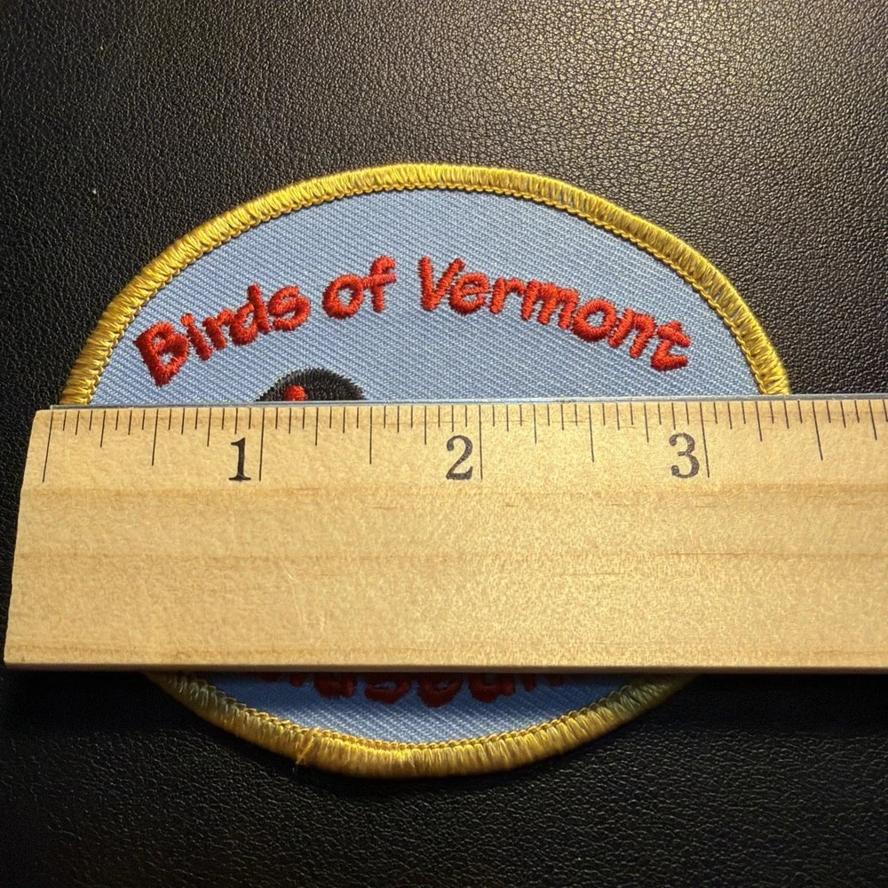 Vintage Birds Of Vermont Museum Embroidered Patch Loon!